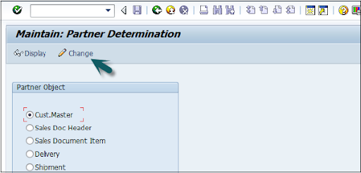 select the partner type